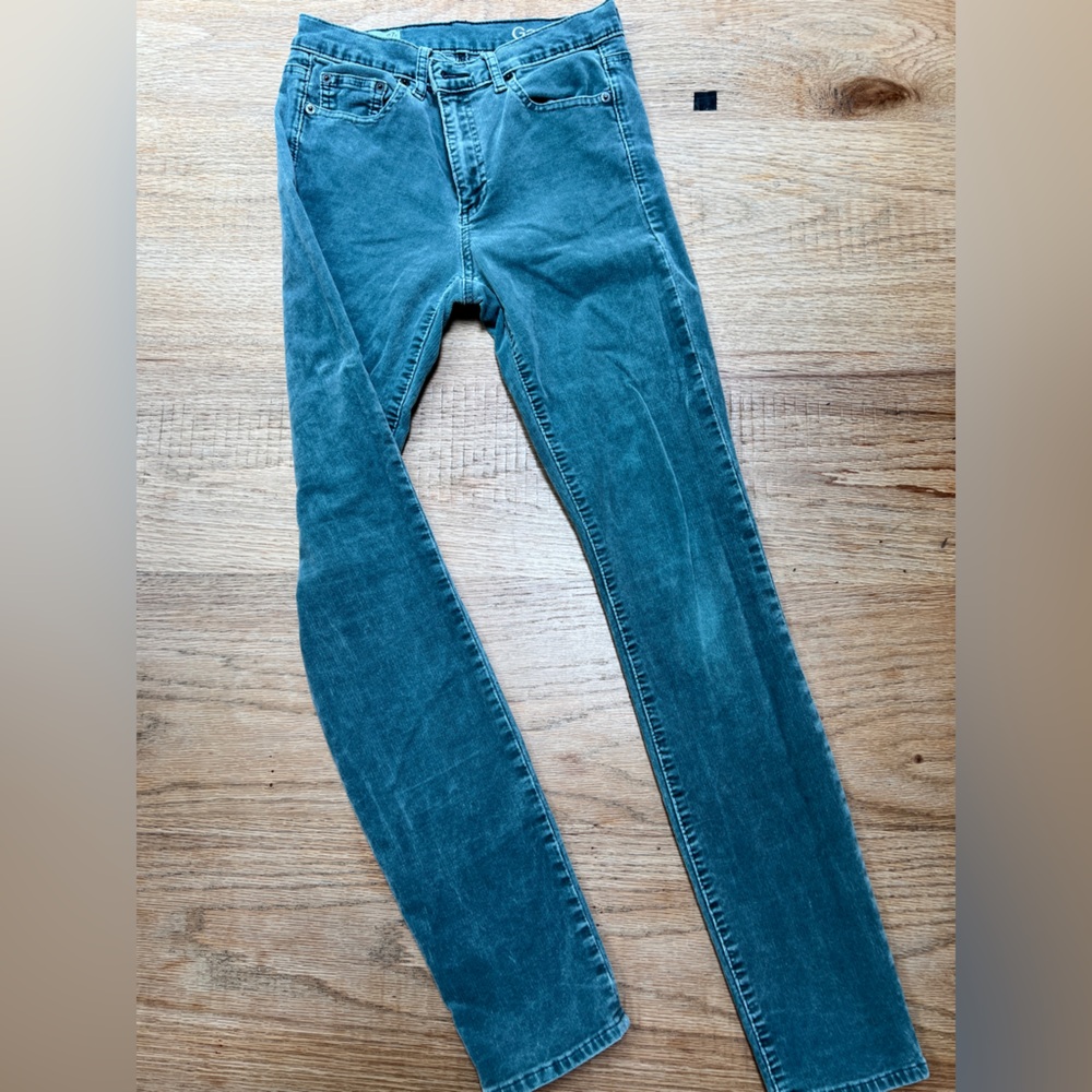Gap Sea Green Skinny Cords